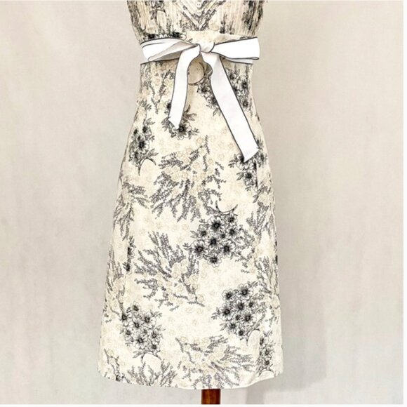 WHBM Silk/Cotton Blend Strapless Dress - Picture 4 of 11